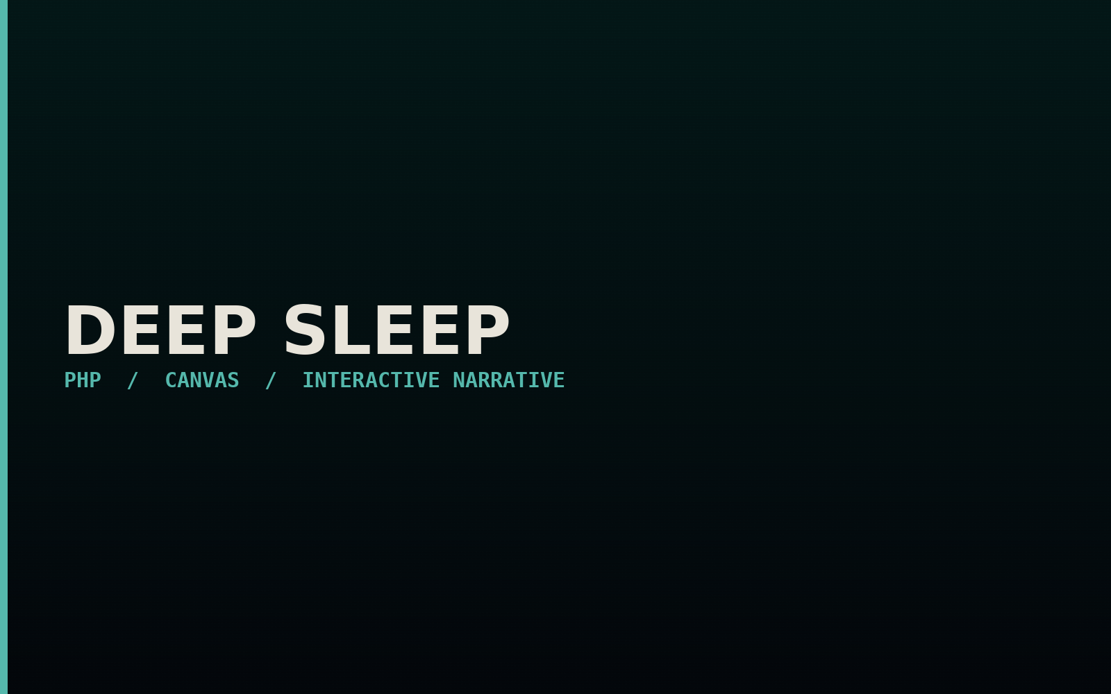 Deep Sleep — site preview